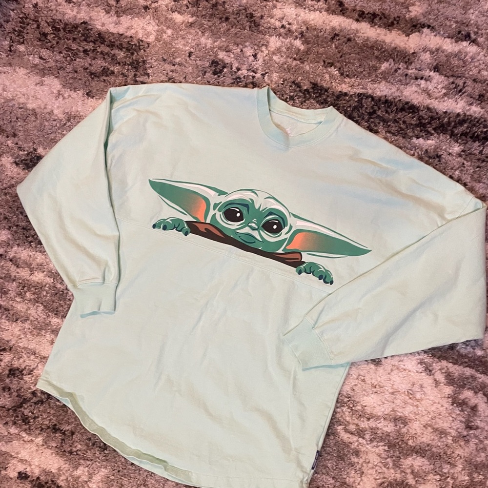 Disney Star Wars Spirit Jersey Shirt Adult XS Grogu The Child Mandalorian